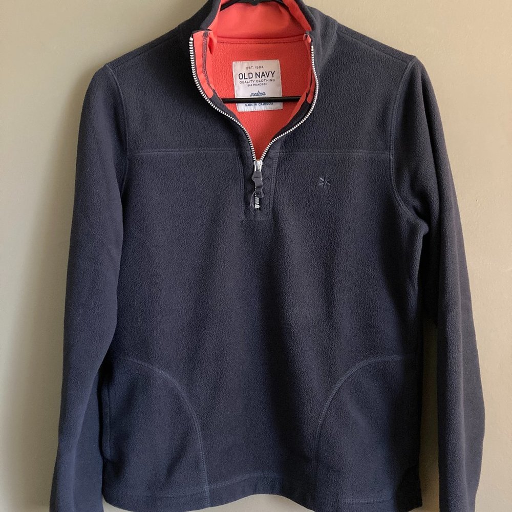 Womens Old Navy Fleece 1/4 Zip Top